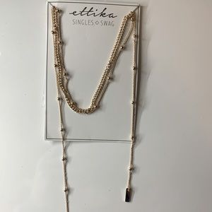 Gold layered necklace